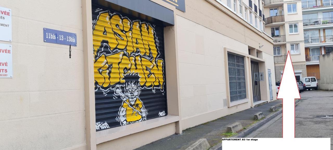 Mairie, Apart 50 M2 , Lumineux , Renove , 4 Pers. Le Havre Exteriör bild